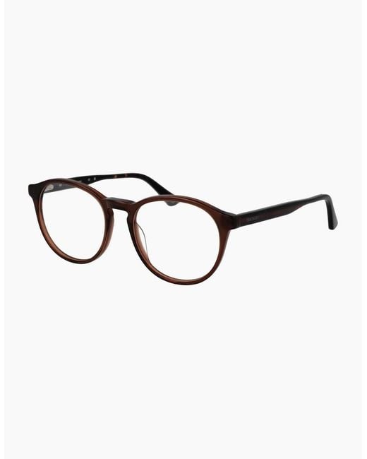 Hackett Brown Optical Frame Hek1299 136 50 for men