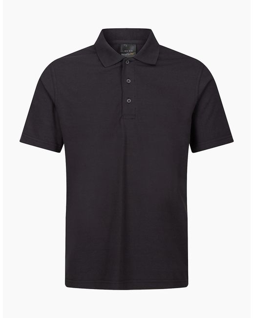 Regatta Black Professional Short-Sleeved Polo Shirt for men