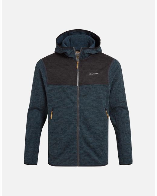 Craghoppers Blue Travos Full Zip Fleece Top for men