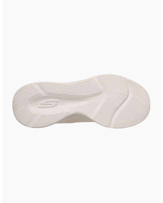 Skechers White Skech-Lite Pro 2.0 Polyester Natural/ Trainers