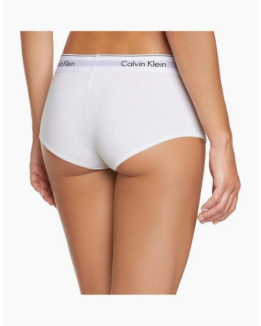 Calvin Klein White Modern Cotton Short