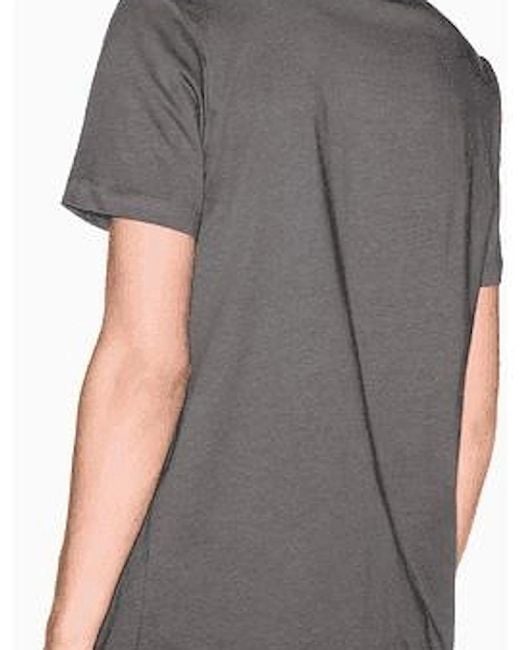 ARMANI EXCHANGE Gray Slim Fit Repeat Logo Chimera T-Shirt for men