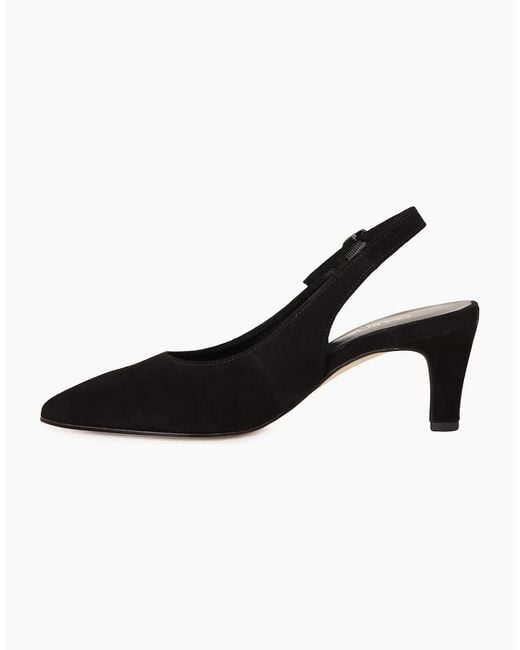 Gabor Black Lazona Court Shoes