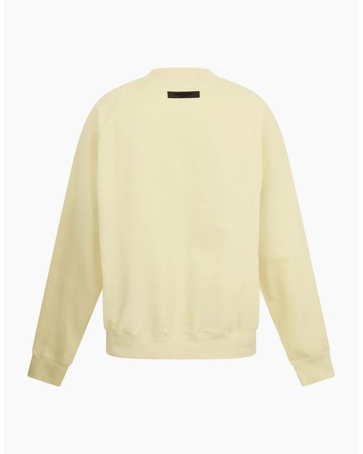 Fear Of God White Crew Sweatshirt for men