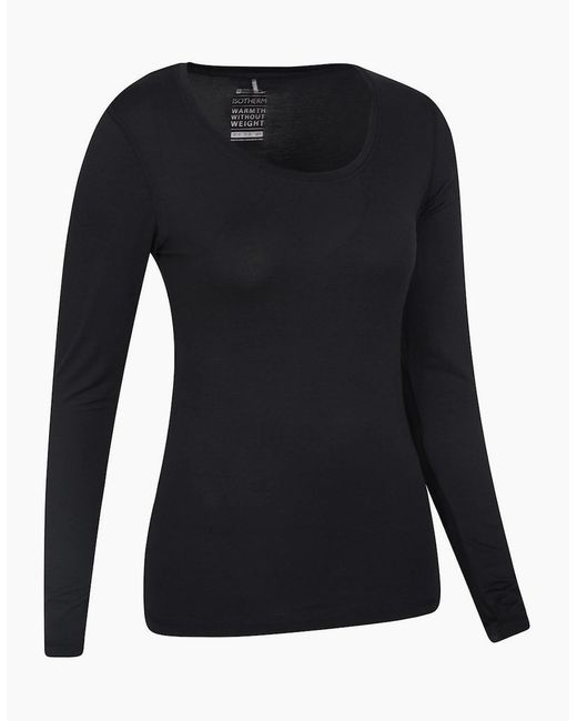 Mountain Warehouse Black Ladies Keep The Heat Thermal Top