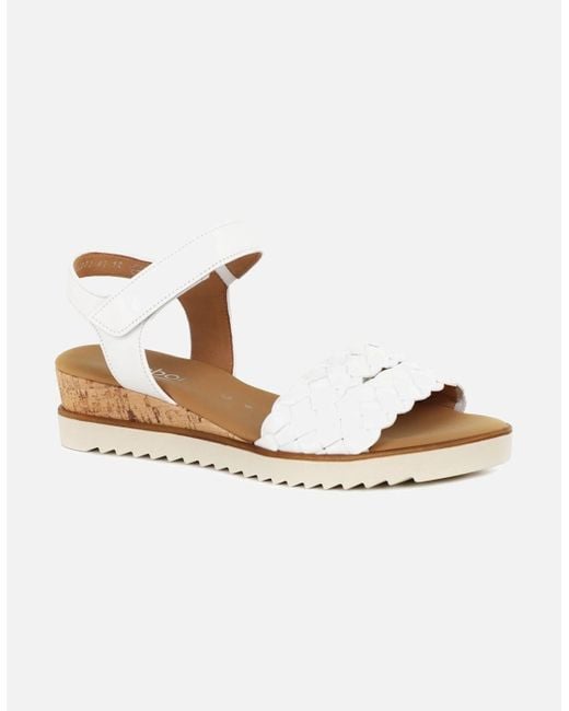 Gabor Metallic Rose Sandals