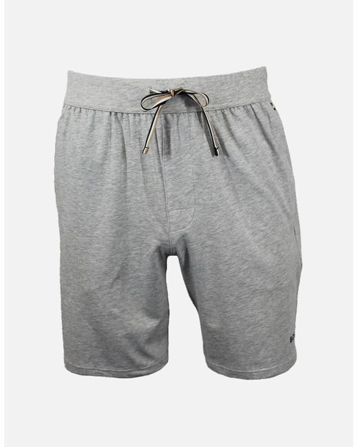 Boss Gray Unique Lounge Shorts, Medium for men
