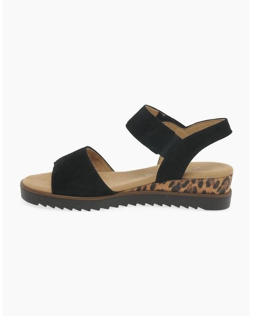 Gabor Black Raynor Sandals