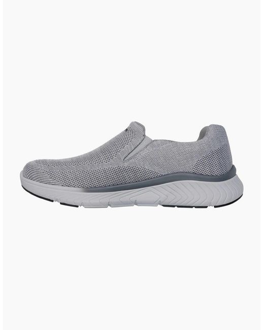 Skechers Gray Arch Fit Crosser Locke Polyester Trainers for men
