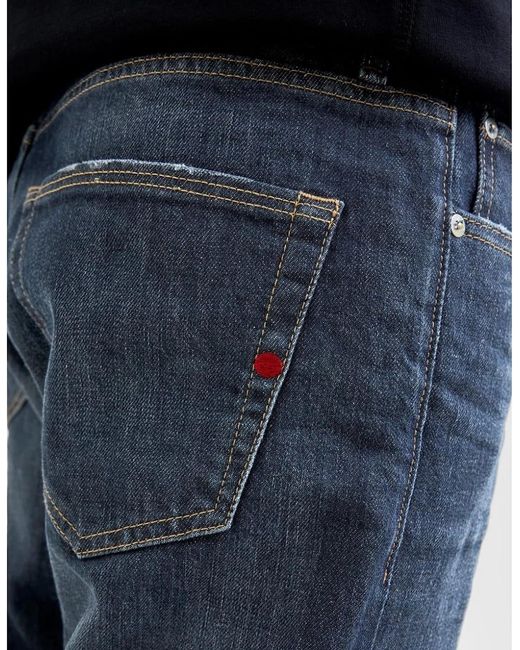 Jack & Jones Blue Relaxed Fit Five Pocket Jeans for men