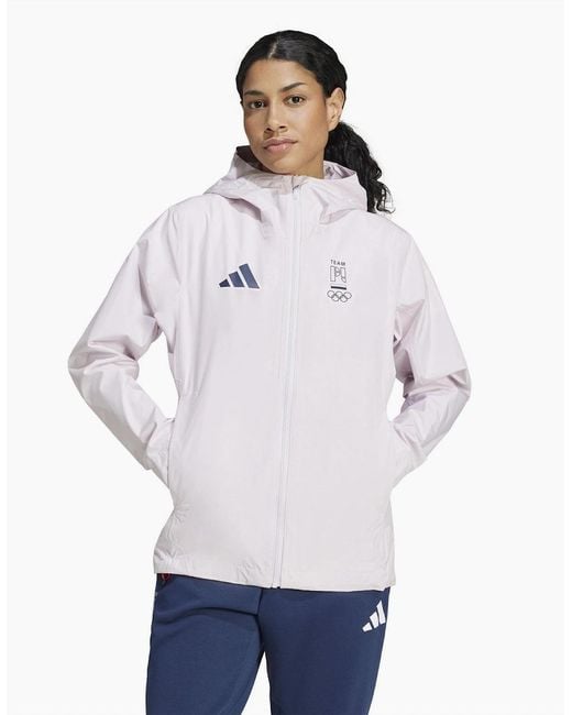 Adidas White Noc Pl Jacketw