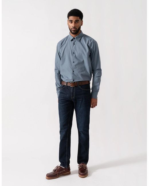 Boss Blue Hugo Ermo Slim-Fit Shirt for men