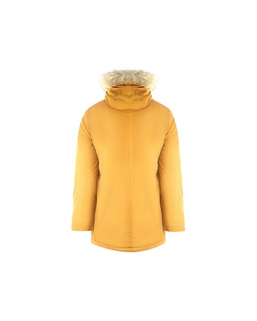 Lyle & Scott Yellow Lyle & Scott Winter Weight Microfleece Caramel Jacket for men