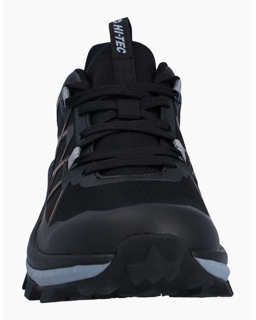 Hi-tec Black Infuse Low Polyester Hiking Shoes