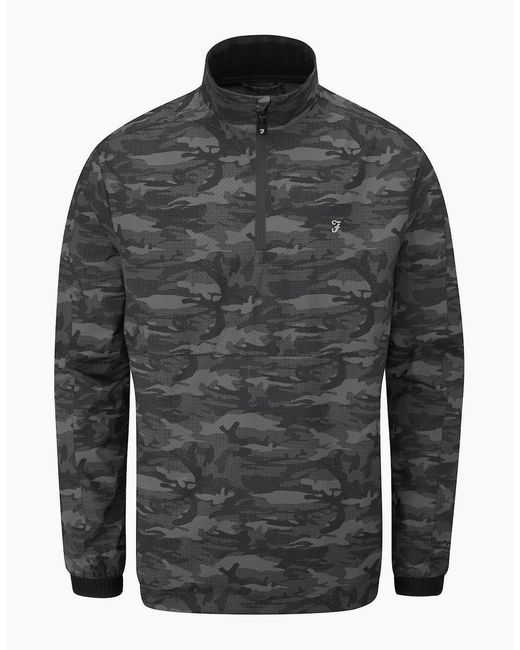 Farah Gray Parker Camouflage Showerproof Jacket for men