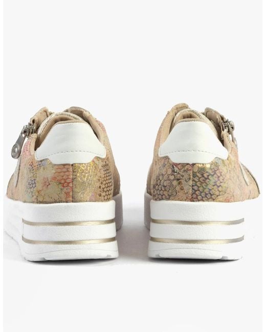 Rieker White N8103-60 Shoes Combination