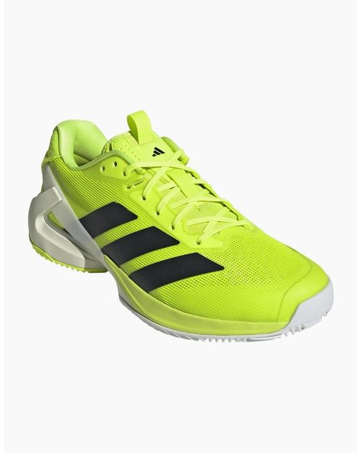 Adidas Yellow Adizero Ubersonic 5 Lace-Up Sneakers for men