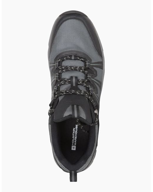 Mountain Warehouse Black Lomond Outdoor Walking Shoes for men
