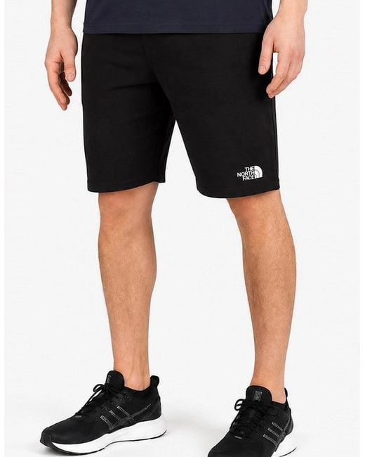 The North Face Black Standard French Terry Shorts for men