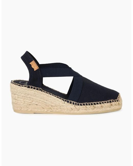 Toni Pons Blue Ter Wedge Heeled Espadrilles