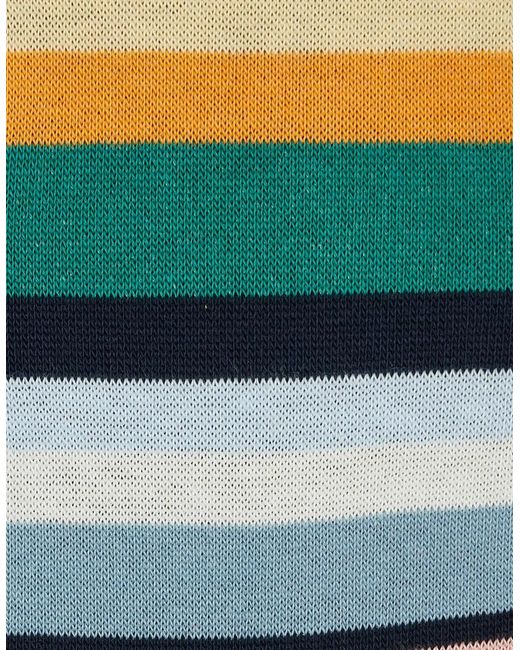 Paul Smith White Marek Stripe Sock Stripe for men