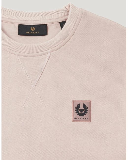 Belstaff Pink Sweatshirt Dusk for men