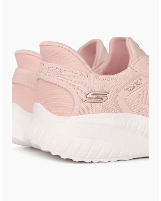 Skechers Pink Bobs Squad Chaos Slip