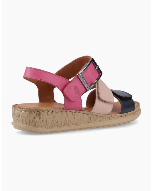 Hush Puppies Pink Eliana Sandal Ankle Strap Sandals Bright