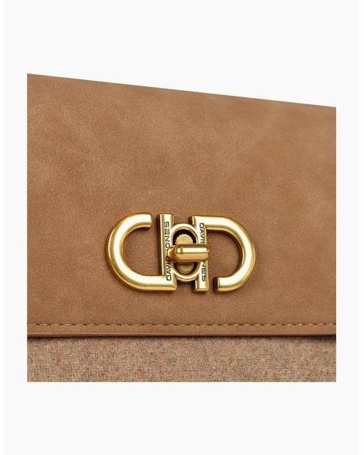 David Jones Brown Chartres Shoulder Bag