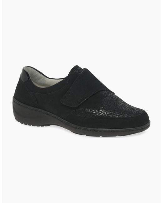 Waldläufer Black Kya Riptape Shoes
