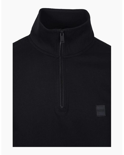 Boss Blue Boss Zetrust Half Zip Sweatshirt for men