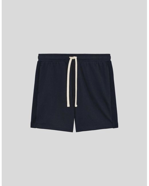 Lyle & Scott Blue Interlock Sweat Shorts for men