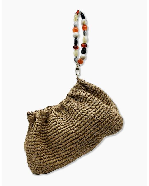 Nooki Design Natural Yasmina Clutch Bag