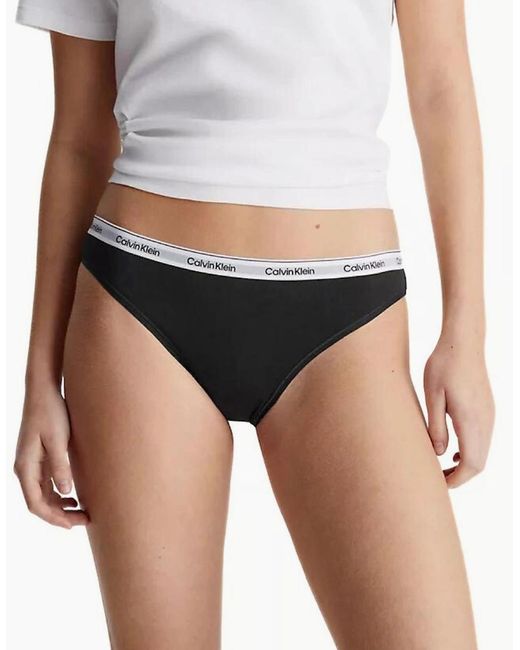 Calvin Klein Black 3-Pack Modern Logo Bikini Briefs