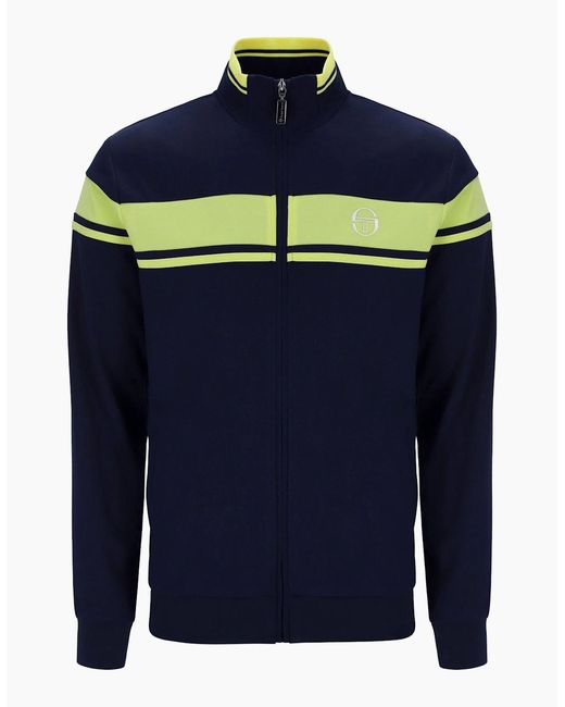 Sergio Tacchini Blue Damarindo Track Top Maritime/Celery for men