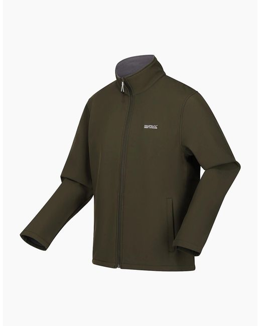 Regatta Green Cera V Wind Resistant Soft Shell Jacket for men