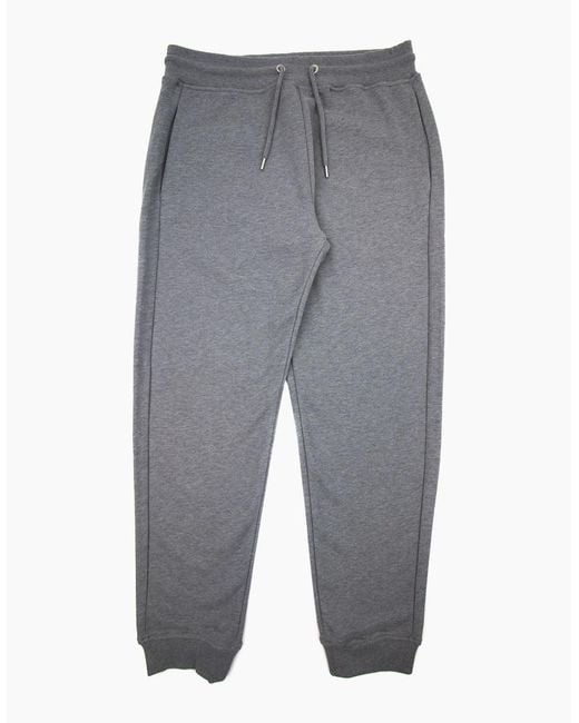 Love Moschino Gray Back Pocket Embossed Logo Tracksuit Pants Dark B922 for men