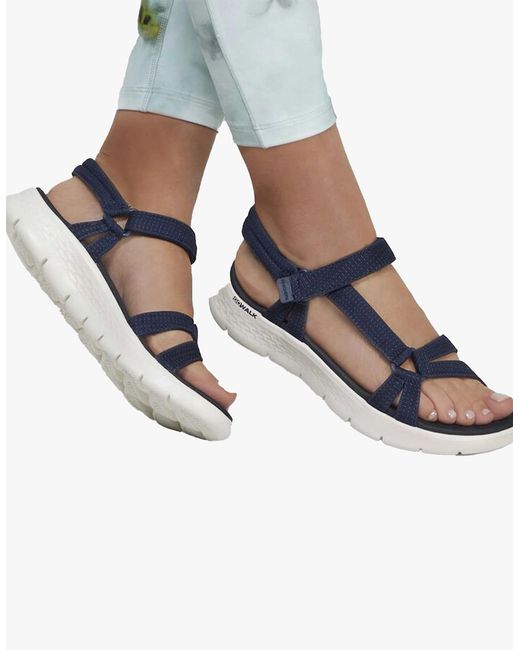 Skechers Go Walk 5 Blue Skechers 141451/Nvy Go Walk Flex Sandal