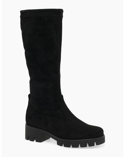 Gabor Black Baku Knee High Boots