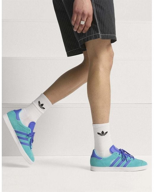 Adidas Blue Gazelle Trainers for men