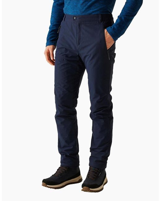 Regatta Blue Highton Winter Hiking Trousers for men