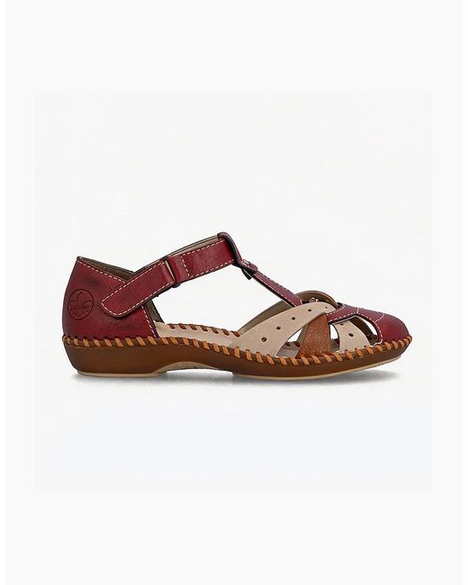 Rieker Brown M1655-34 Desideria Gladiator Sandals