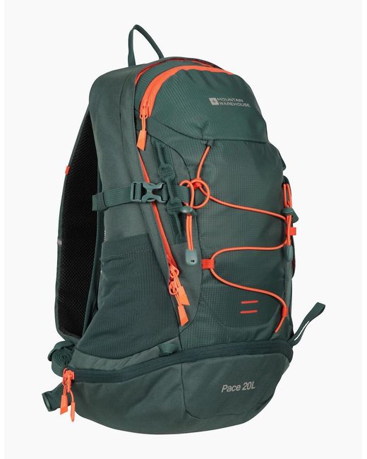 Mountain Warehouse Green Pace 20L Backpack