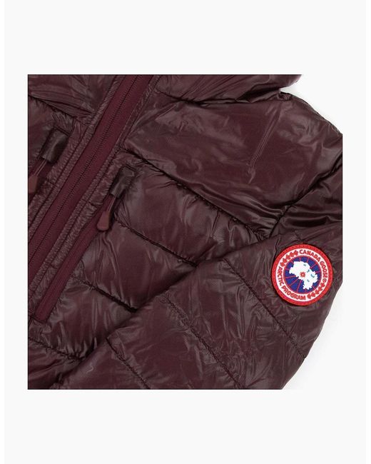 Canada Goose Purple Ladies Hybridge Lite Down Hoody Elderberry 810