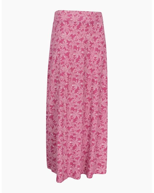 Mountain Warehouse Pink Ladies Shore Jersey Maxi Skirt
