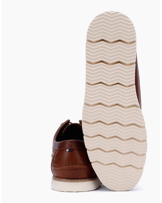 Ben Sherman Brown Soho Suede Lace-Up Shoes for men