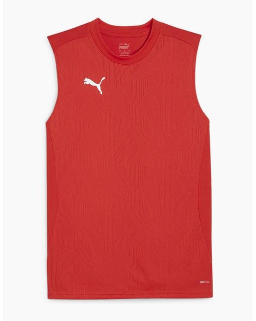 PUMA Red Teamfinal Training Short Sleeve Performance T-Shirt for men