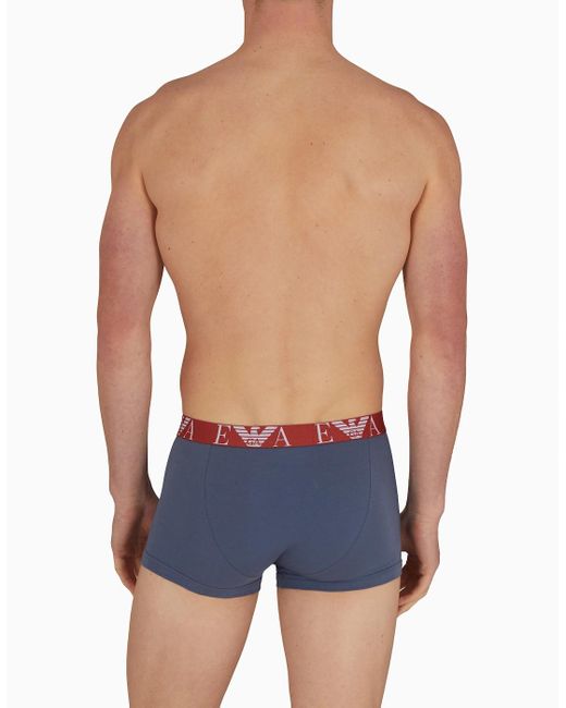 Emporio Armani Blue 3 Pack Trunk for men
