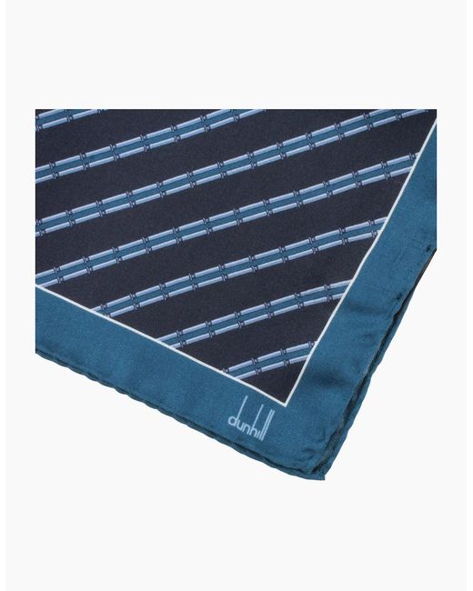 Dunhill Blue Pocket Square for men