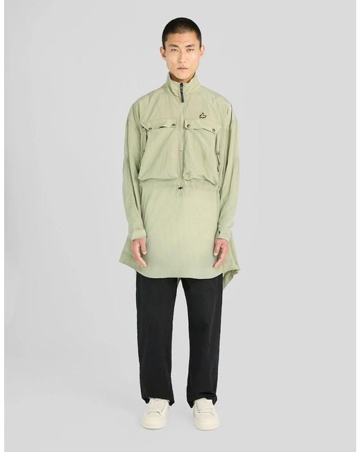 Lyle & Scott Green Utility Anorak Jacket for men
